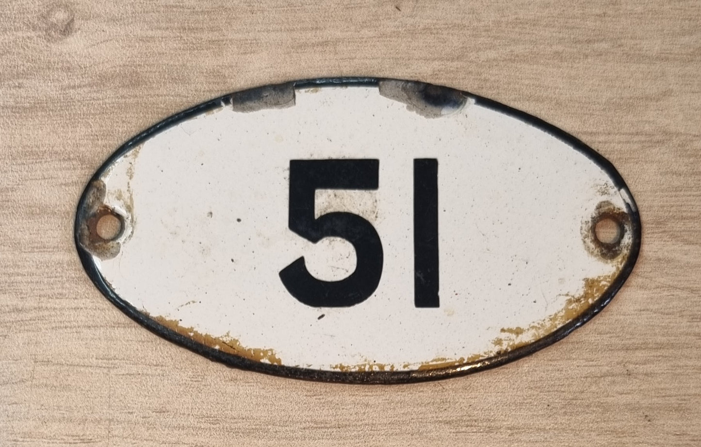 VT 2469A. L & S.W.RLY ENAMEL INSTRUMENT LABEL No 51