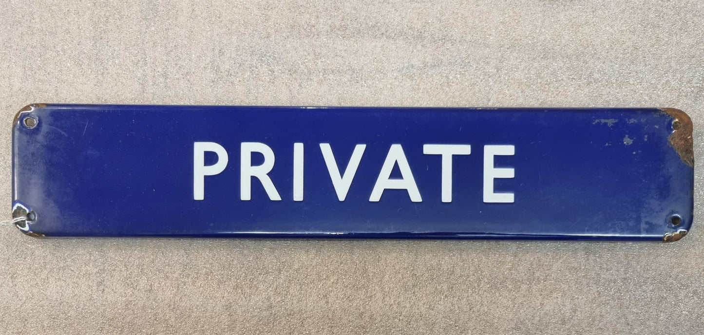 RA 6621 BR(E) FULLY FLANGED "PRIVATE" DOOR PLATE