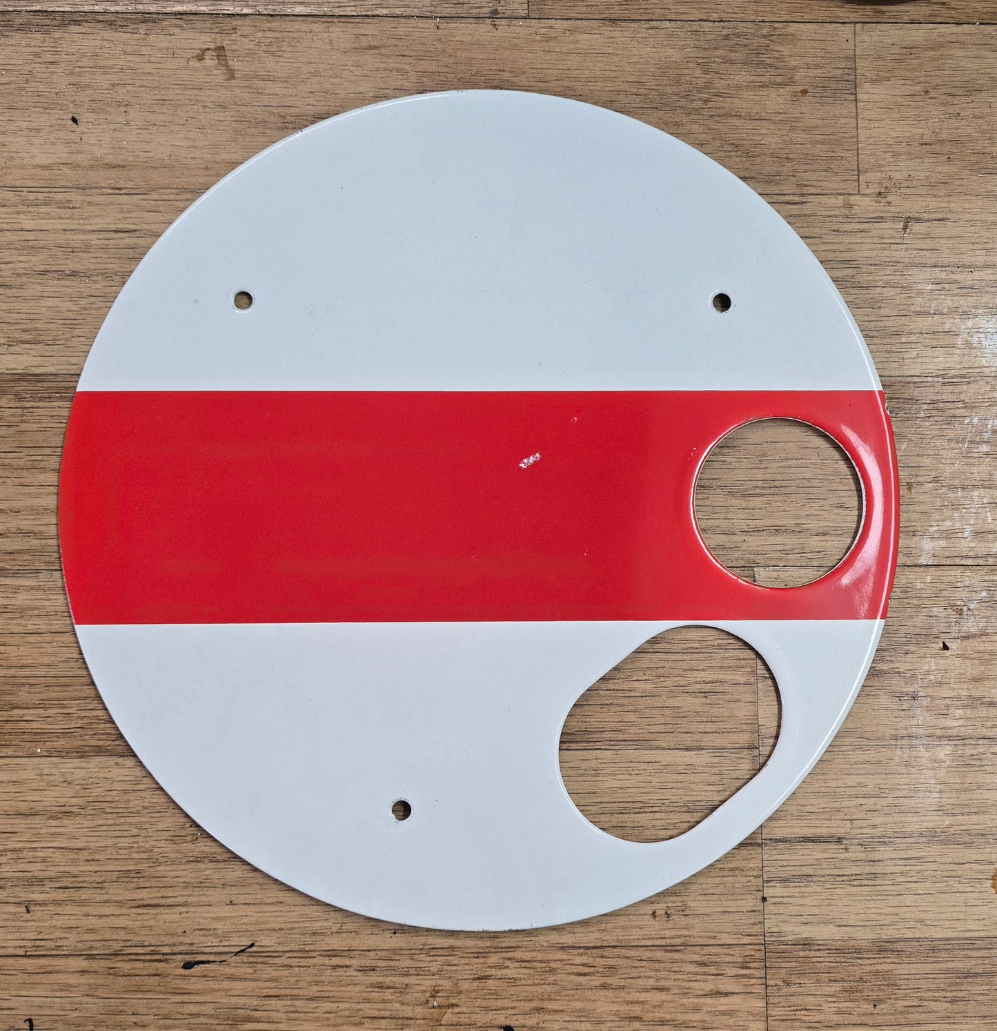 RA 7868 BR-WR ENAMEL GROUND DISC FACE , EX STORES.