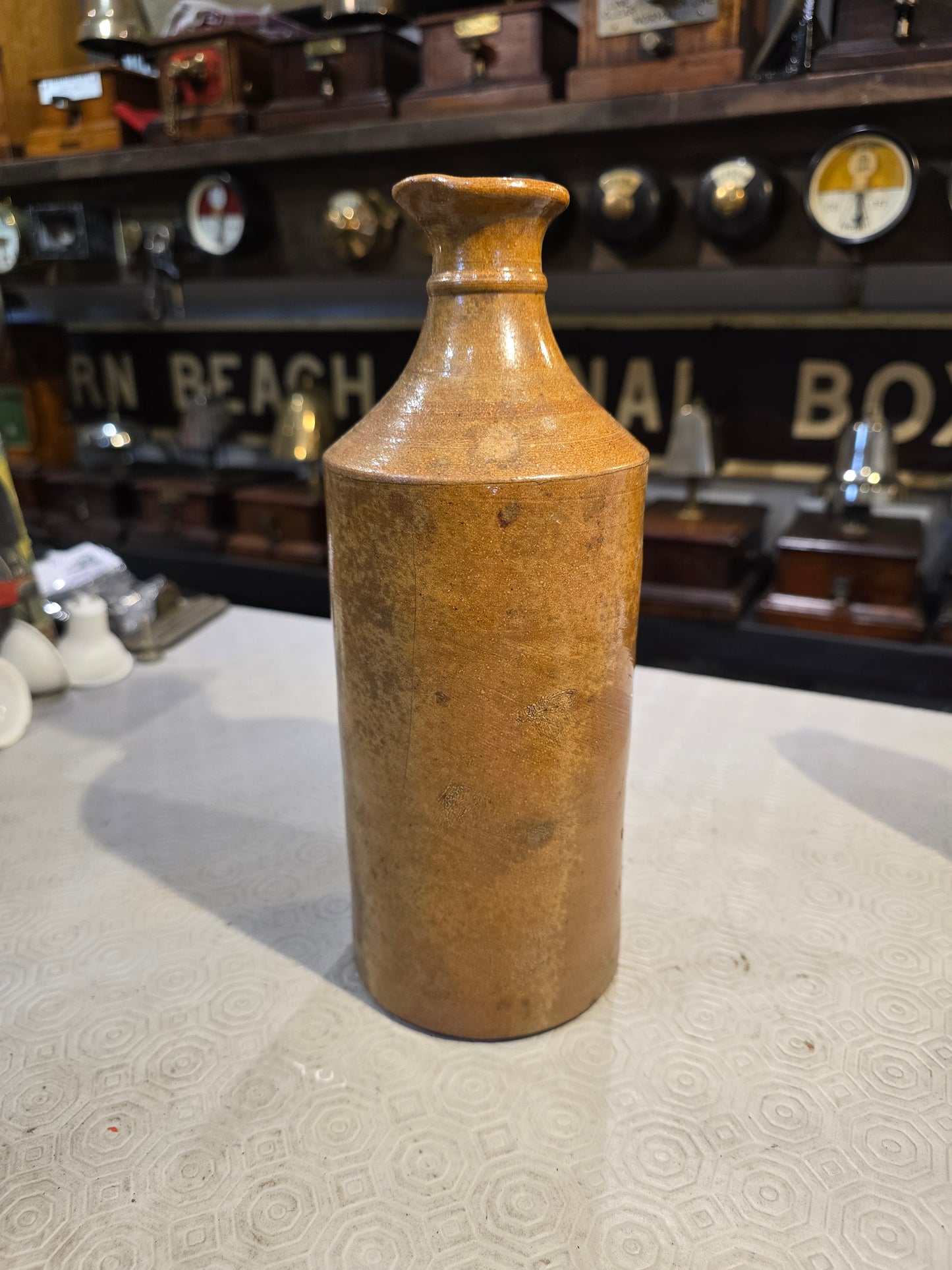 RA 7825 GREAT WESTERN RAILWAY STONEWARE STORAGE JAR