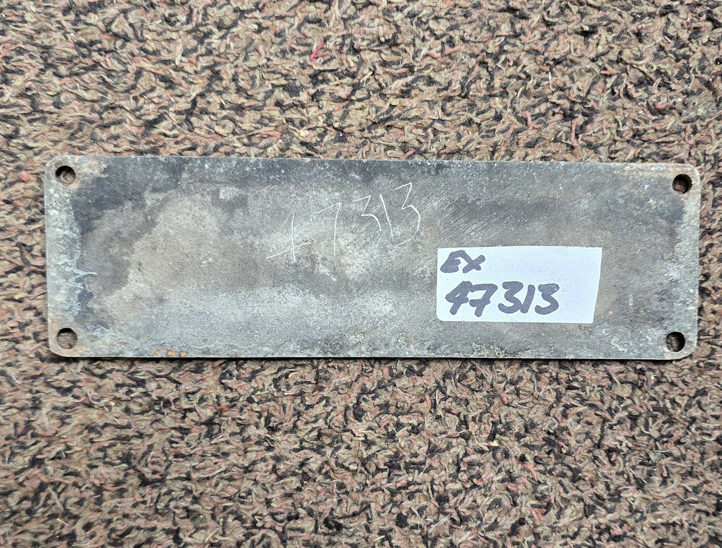 RA 7911C ALLOY SULZER ENGINE MAKERS PLATE EX 47-313