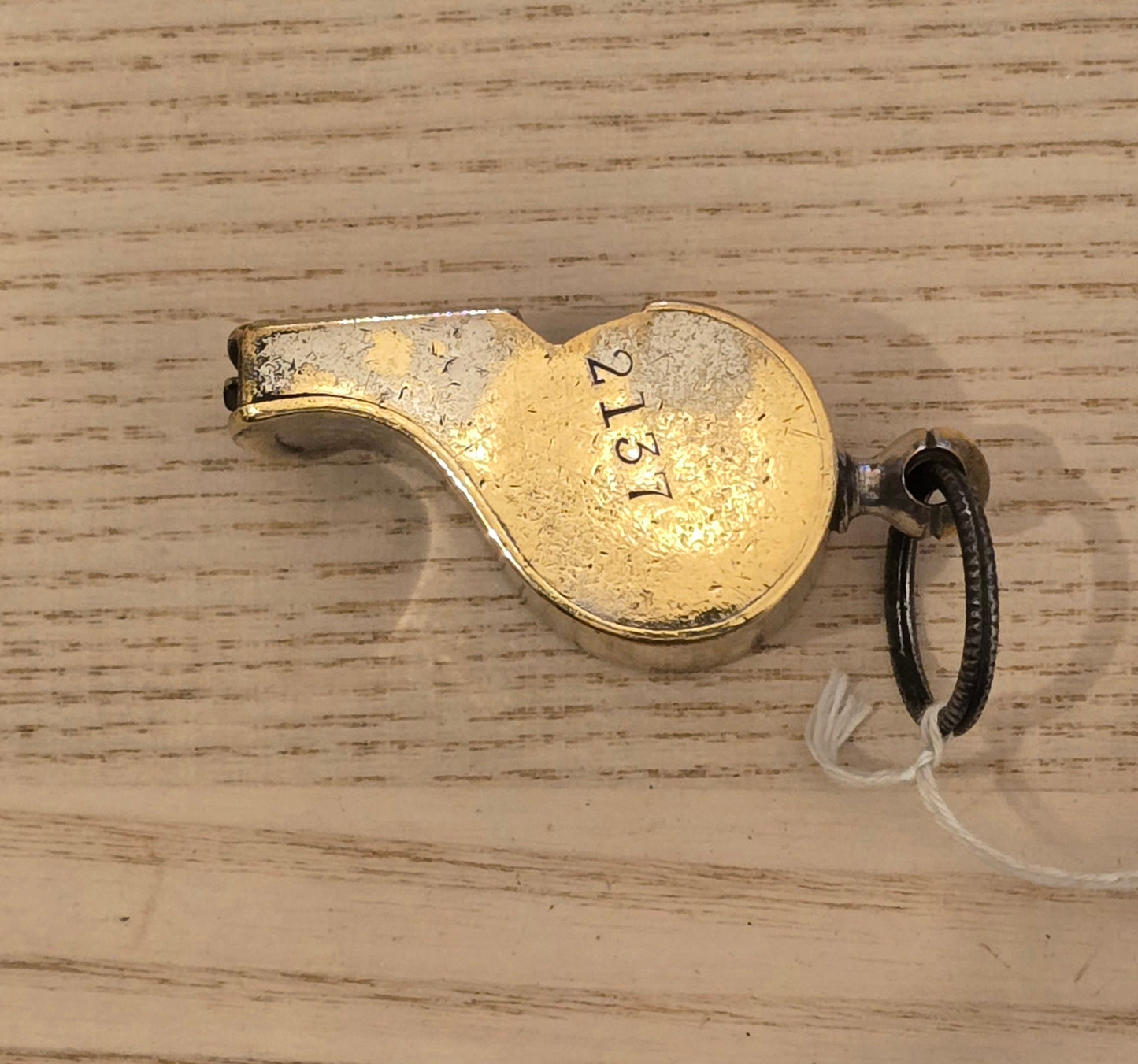 RA 7476 G.W.R. BRASS "THE THUNDERER" SIGNAL DEPT WHISTLE.