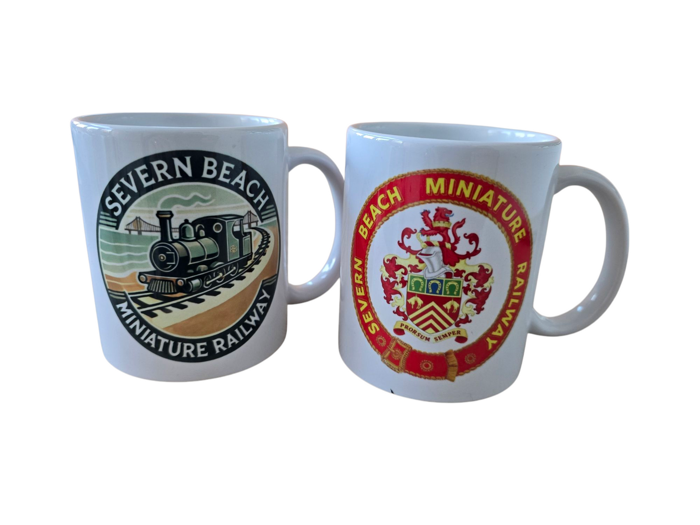 RA 8045 SEVERN BEACH MINIATURE RAILWAY MUGS.