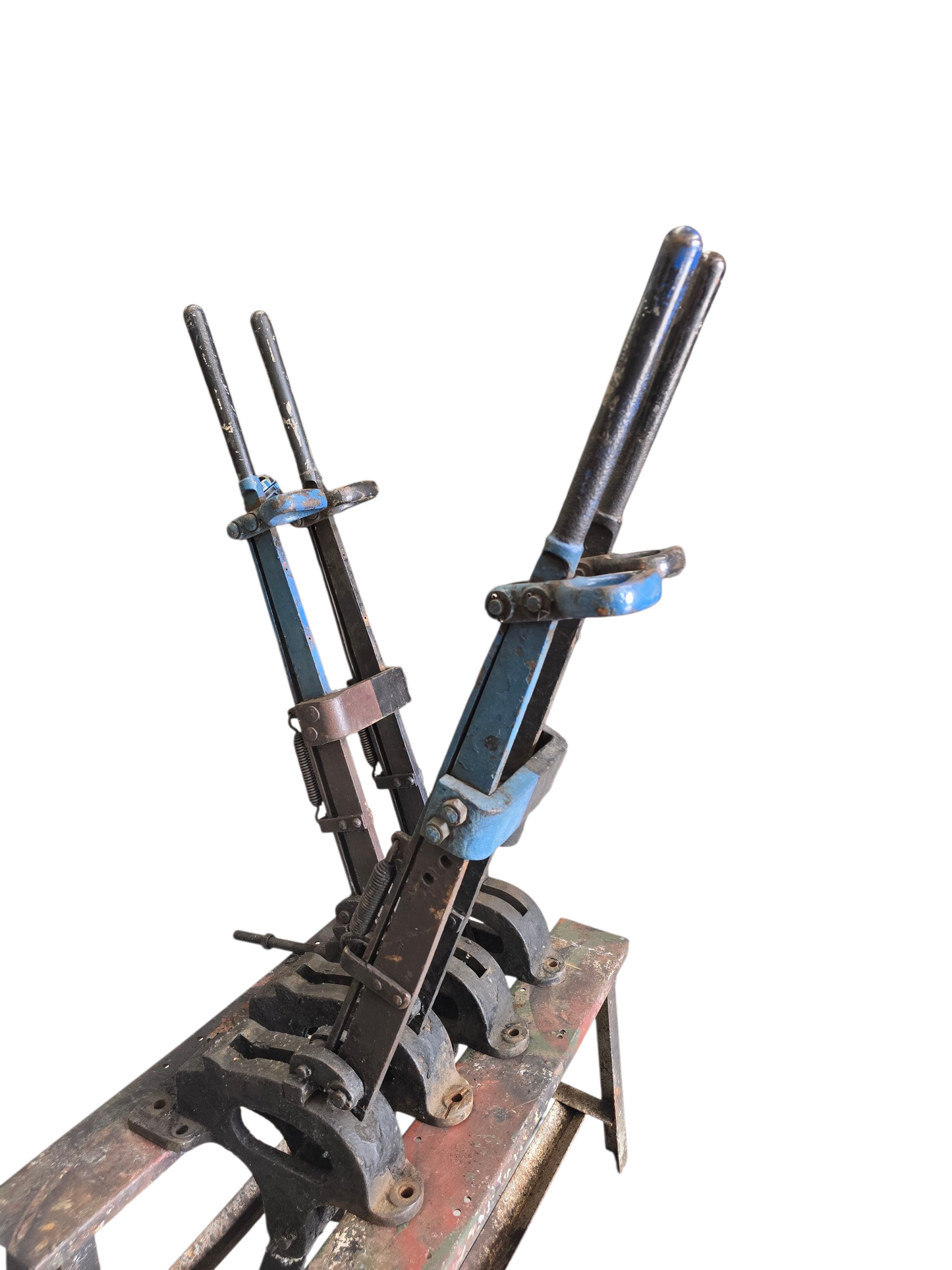 RA 8111 L.N.W.R. SK 446 PATTERN 2 LEVER GROUND FRAME WITH LUG LOCK.
