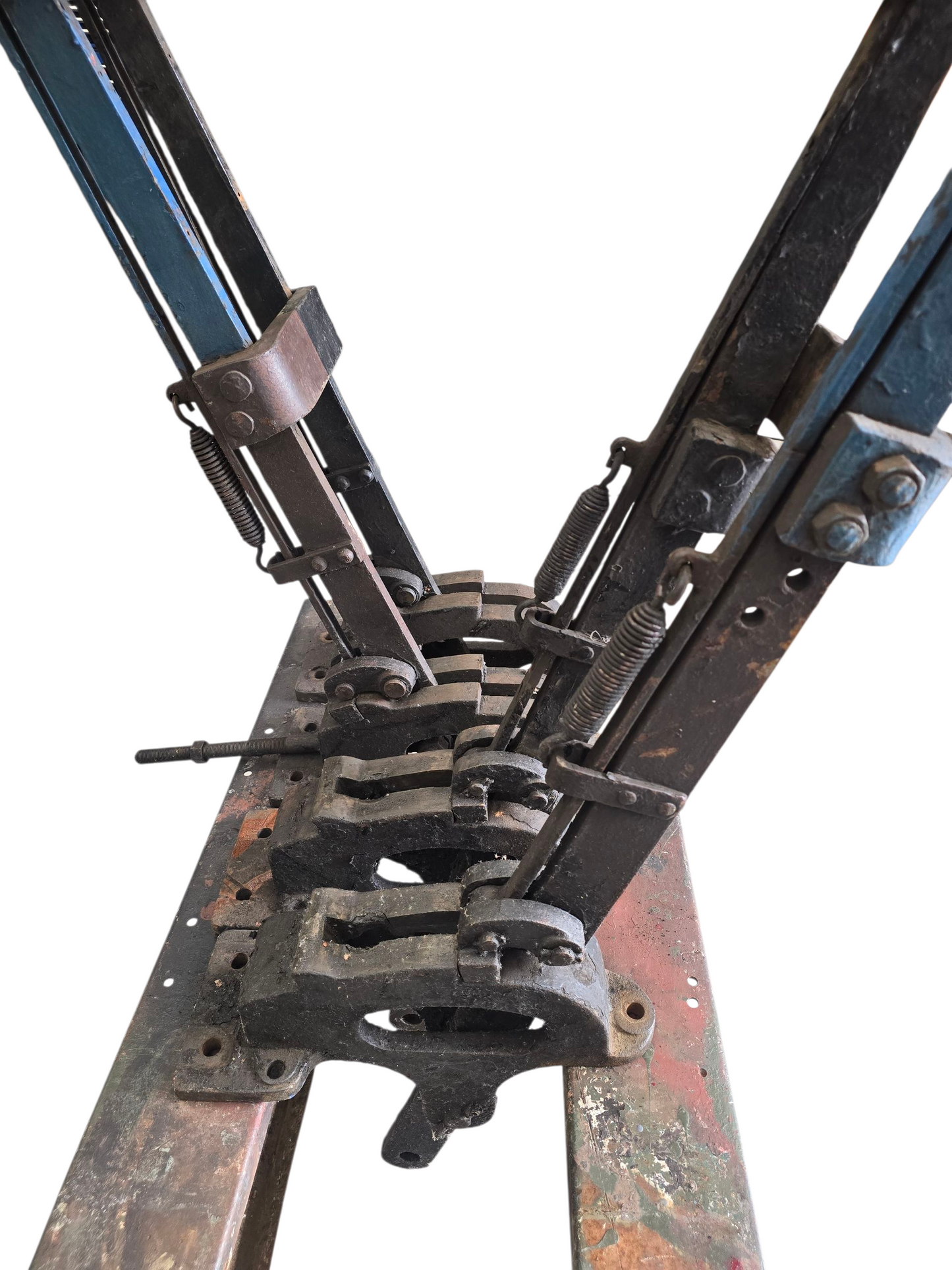 RA 8111 L.N.W.R. SK 446 PATTERN 2 LEVER GROUND FRAME WITH LUG LOCK.