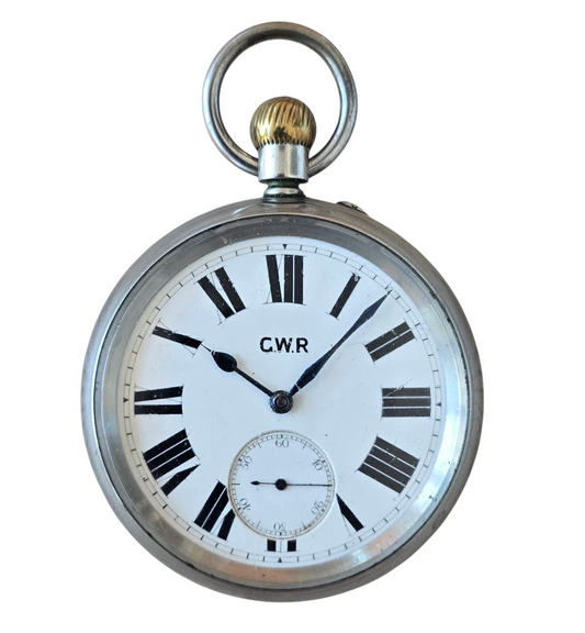 RA 8105  G.W.R. PRE GROUPING POCKETWATCH WITH A ROTHERHAMS ENGLISH MOVEMENT.