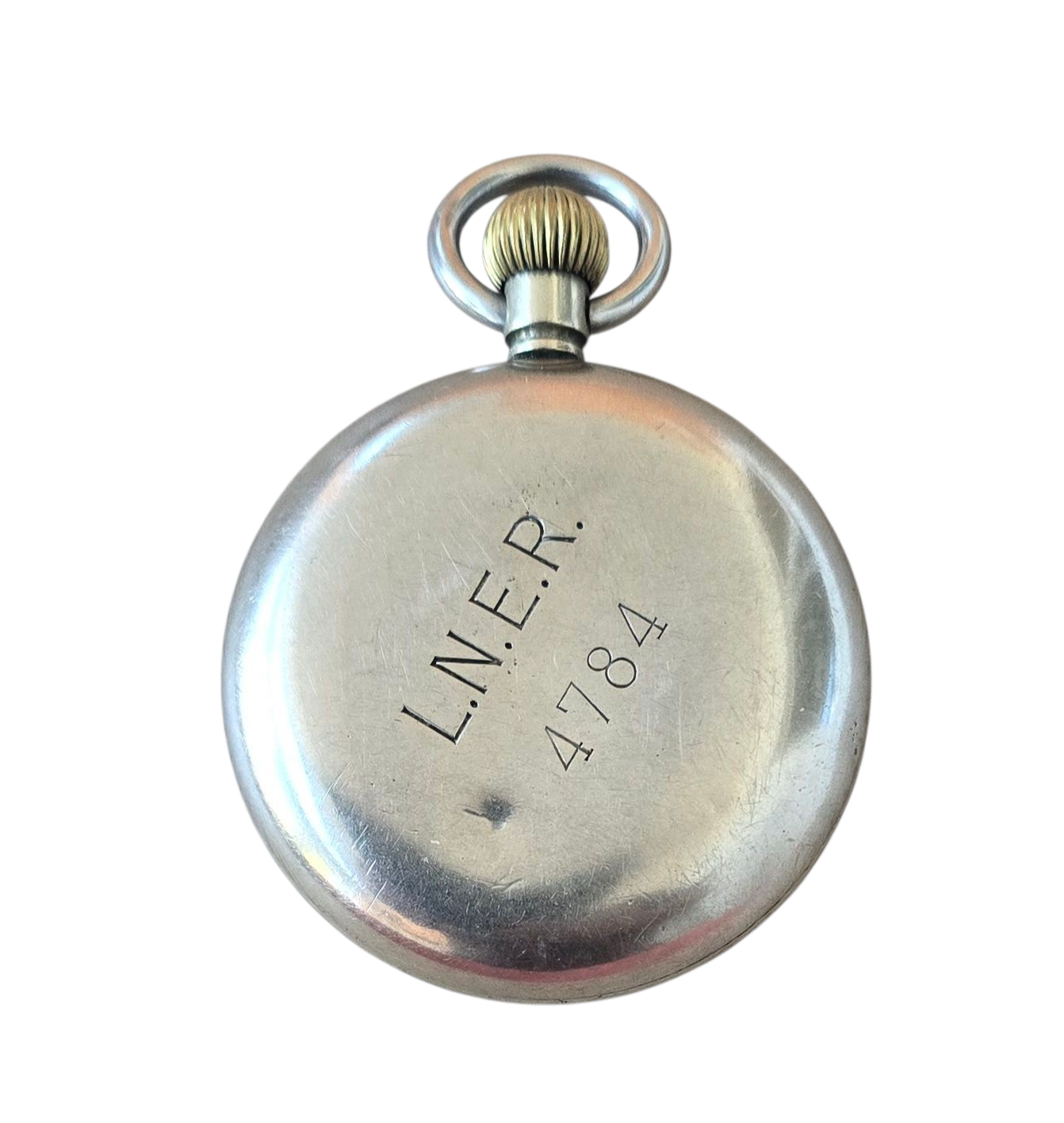 RA 8104 L.N.W.R. POCKETWATCH , SWISS MADE BY SELEX IN WORKING ORDER.
