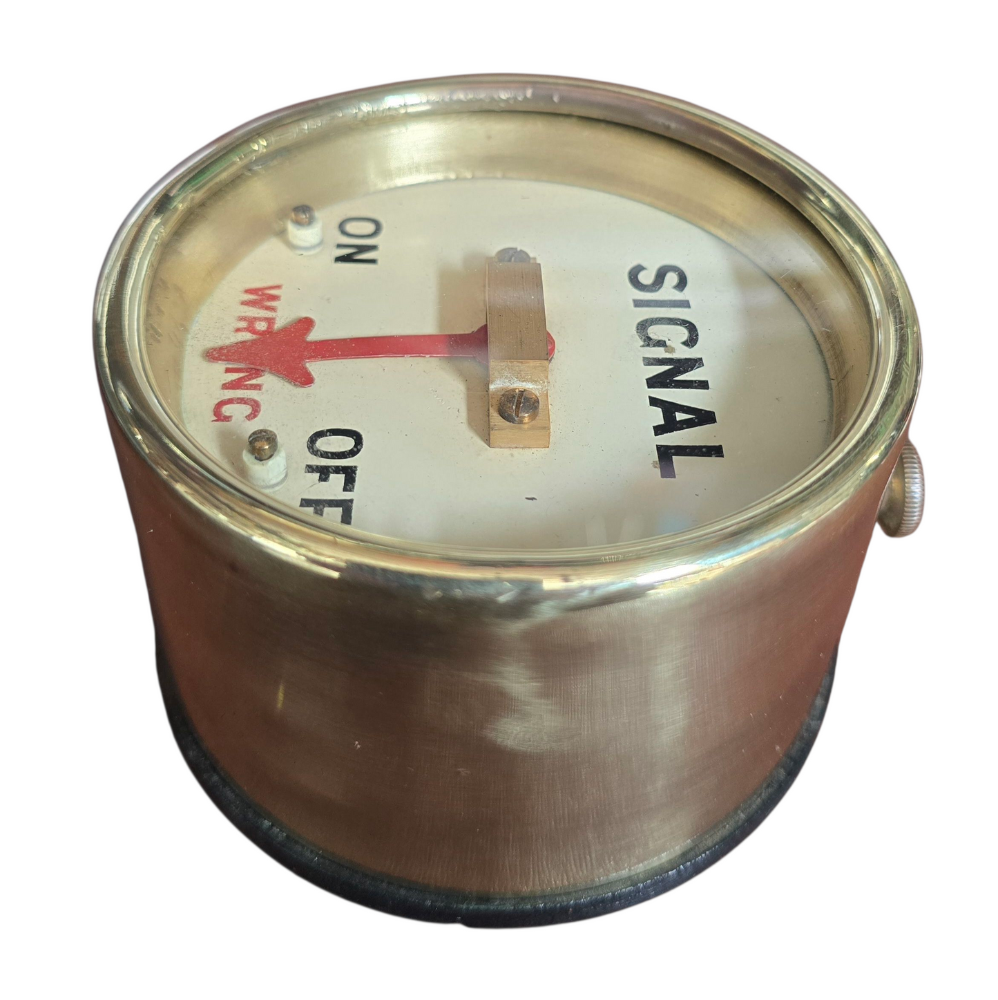 RA 7275 S.RLY BRASS CASE SYKES SIGNAL REPEATER.
