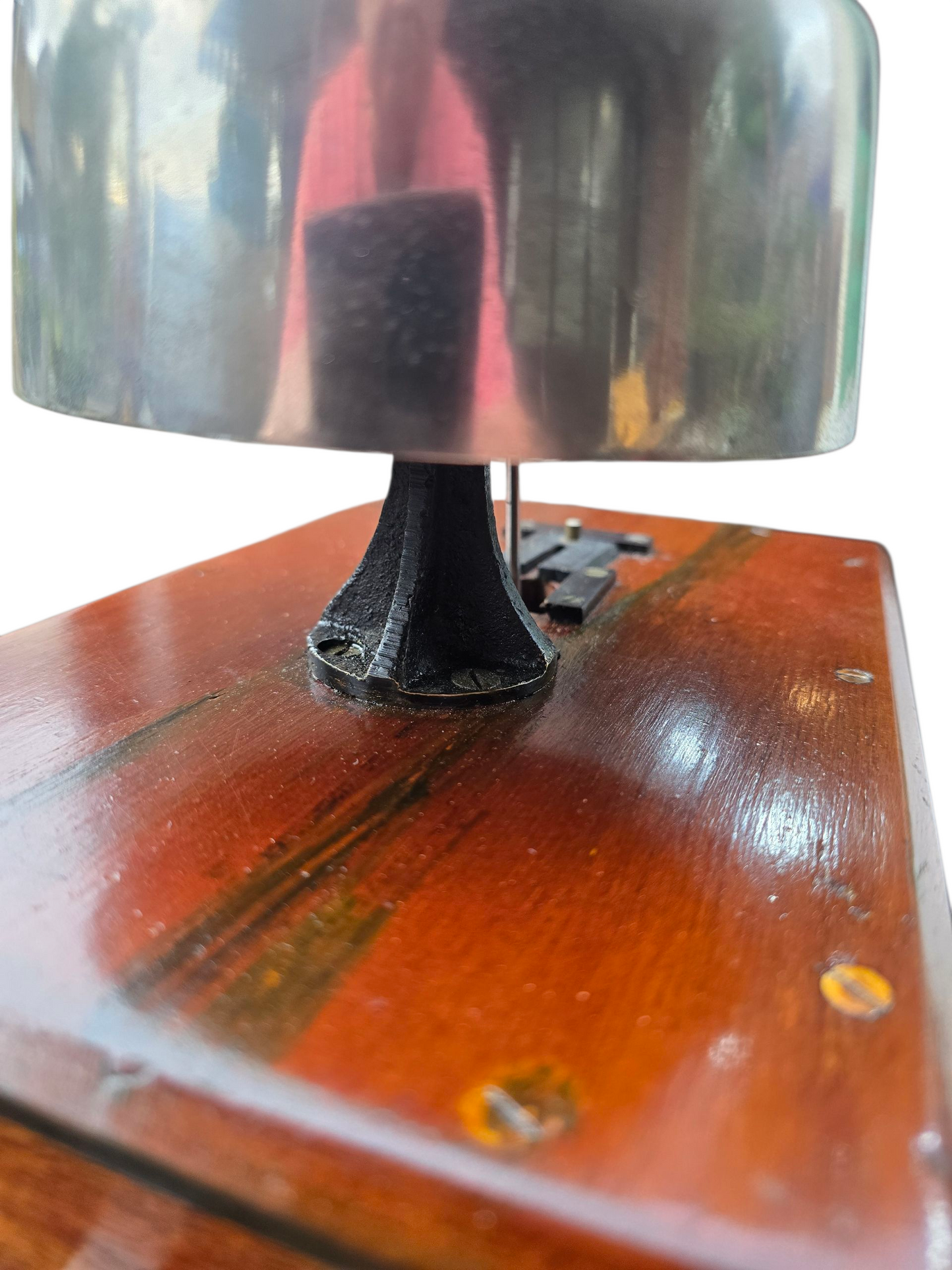 RA 8108 G.W.R. PATTERN FLAT TOP BLOCK BELL BY R.E.THOMPSON & C0.
