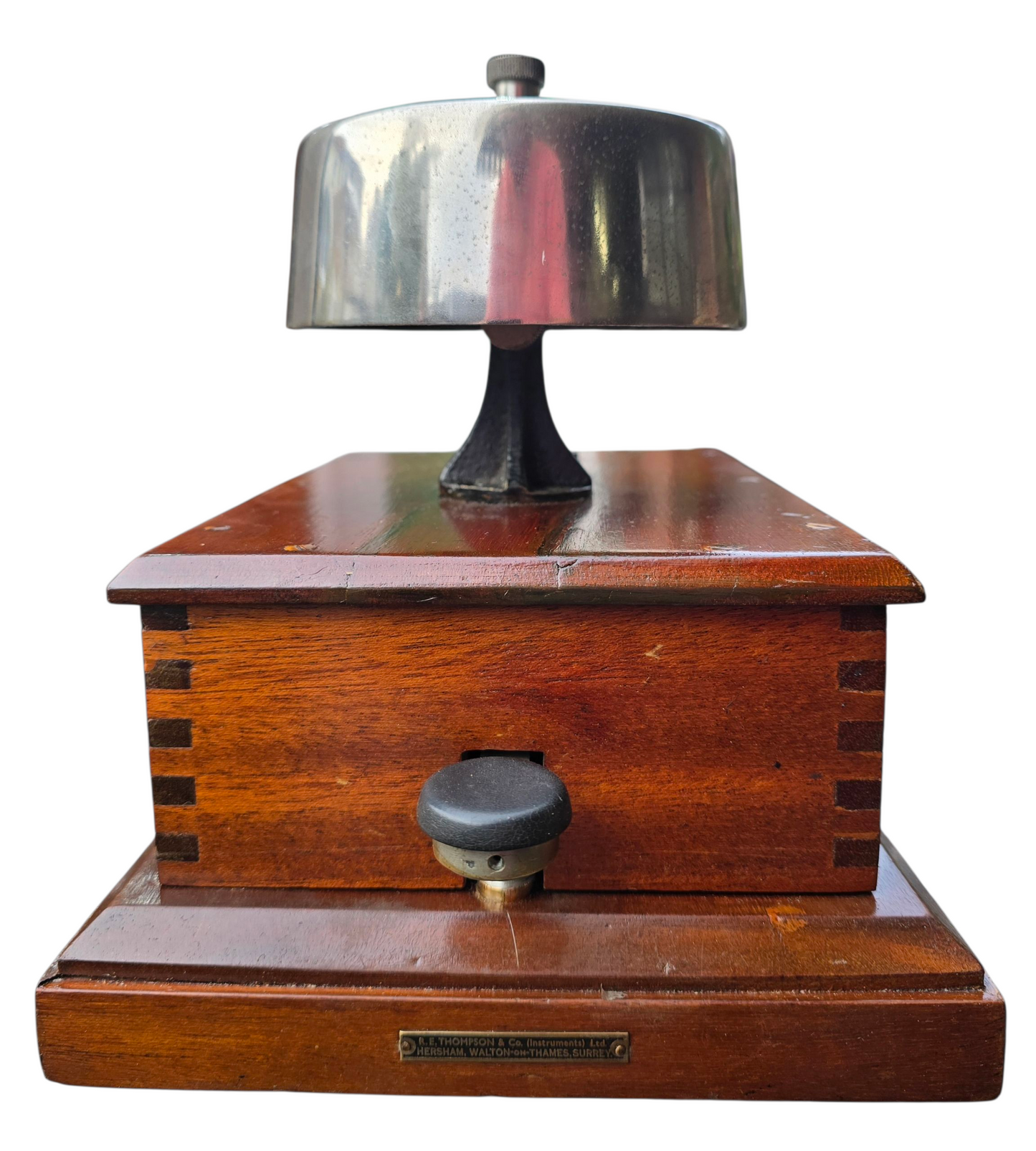 RA 8108 G.W.R. PATTERN FLAT TOP BLOCK BELL BY R.E.THOMPSON & C0.