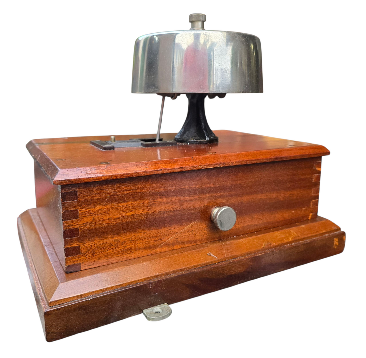 RA 8108 G.W.R. PATTERN FLAT TOP BLOCK BELL BY R.E.THOMPSON & C0.
