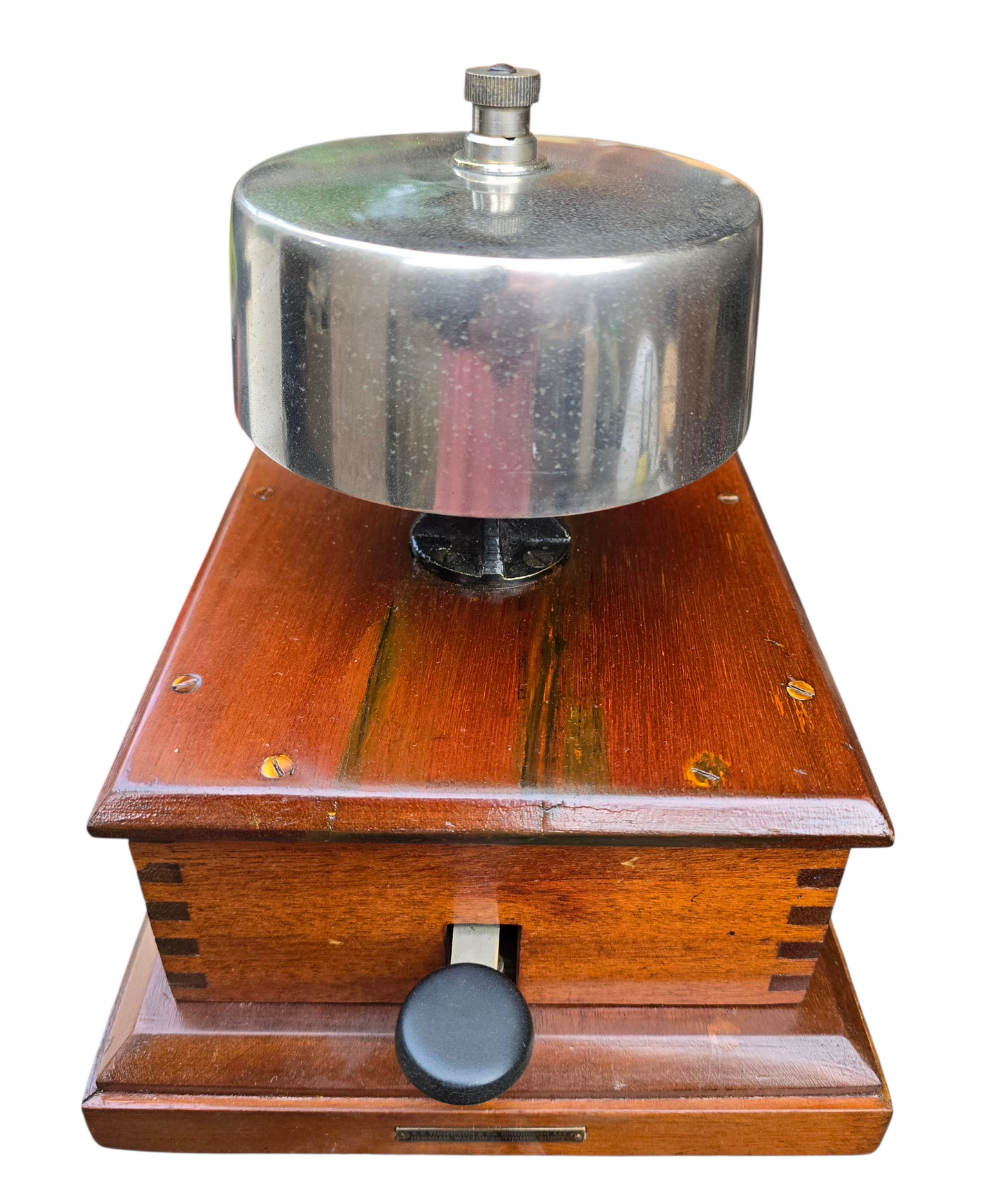 RA 8108 G.W.R. PATTERN FLAT TOP BLOCK BELL BY R.E.THOMPSON & C0.