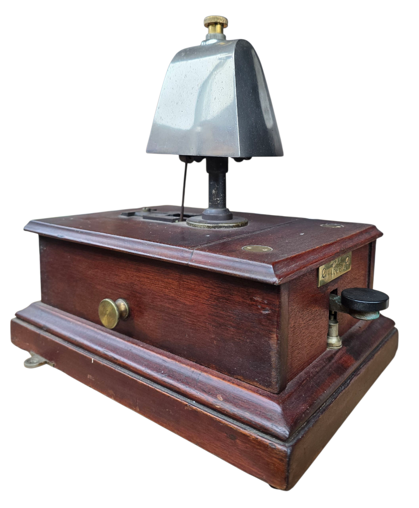 RA 8142 EARLY G.W.R. SPLIT CASE "TURNED BRASS STEM" COW BELL"