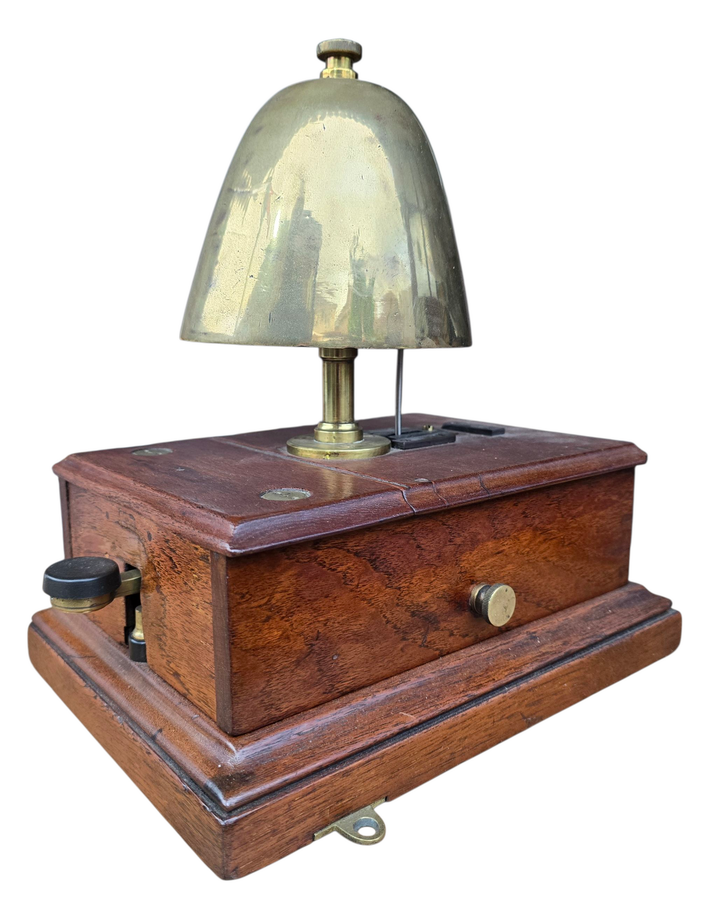 RA 8145 G.W.R. SPLIT CASE BRASS TURNED STEM SHEEP BLOCK BELL.