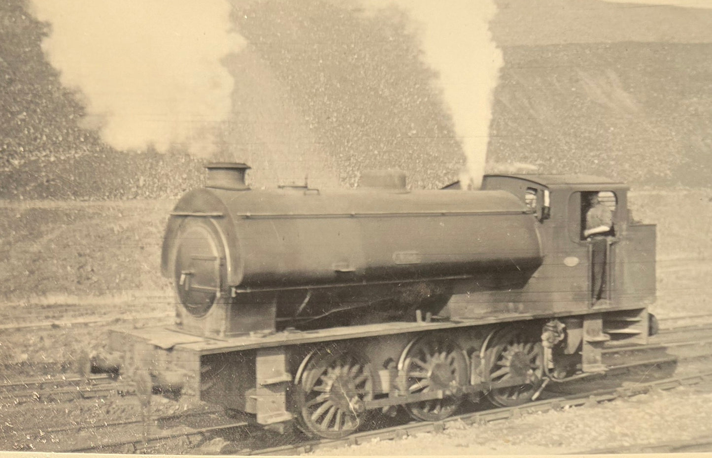 RA 8165 BRASS N.C.B. EX HUNSLET LOCOMOTIVE PRESSURE GAUGE FROM LINDA NO 3781