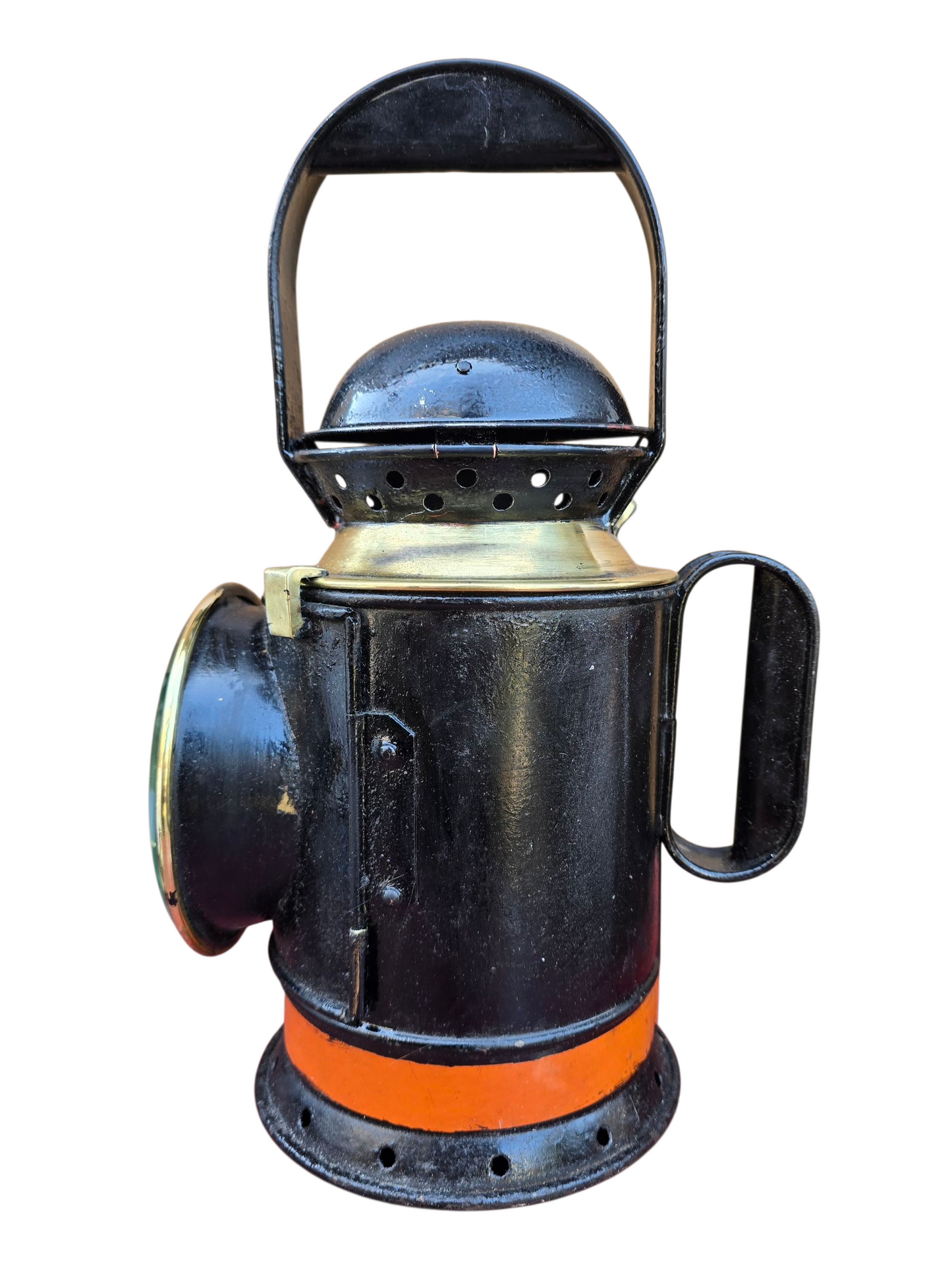 RA 8173 BR(W) 4 ASPECT "FOGSIGNALMAN`S" HANDLAMP EX MAESTEG SOUTH BOX.