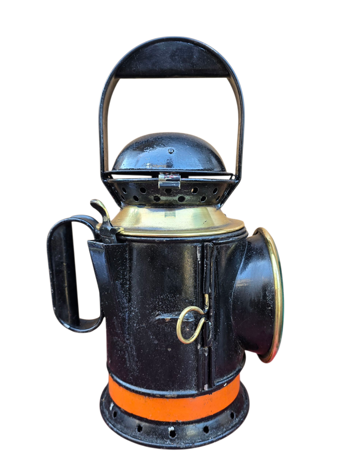 RA 8173 BR(W) 4 ASPECT "FOGSIGNALMAN`S" HANDLAMP EX MAESTEG SOUTH BOX.