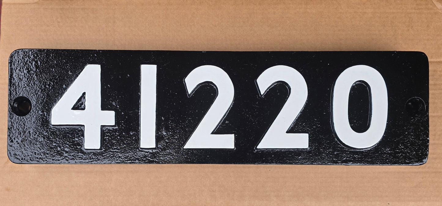 RA 8179 CAST IRON SMOKEBOX PLATE EX IVATT 2-6-2 NO 41220