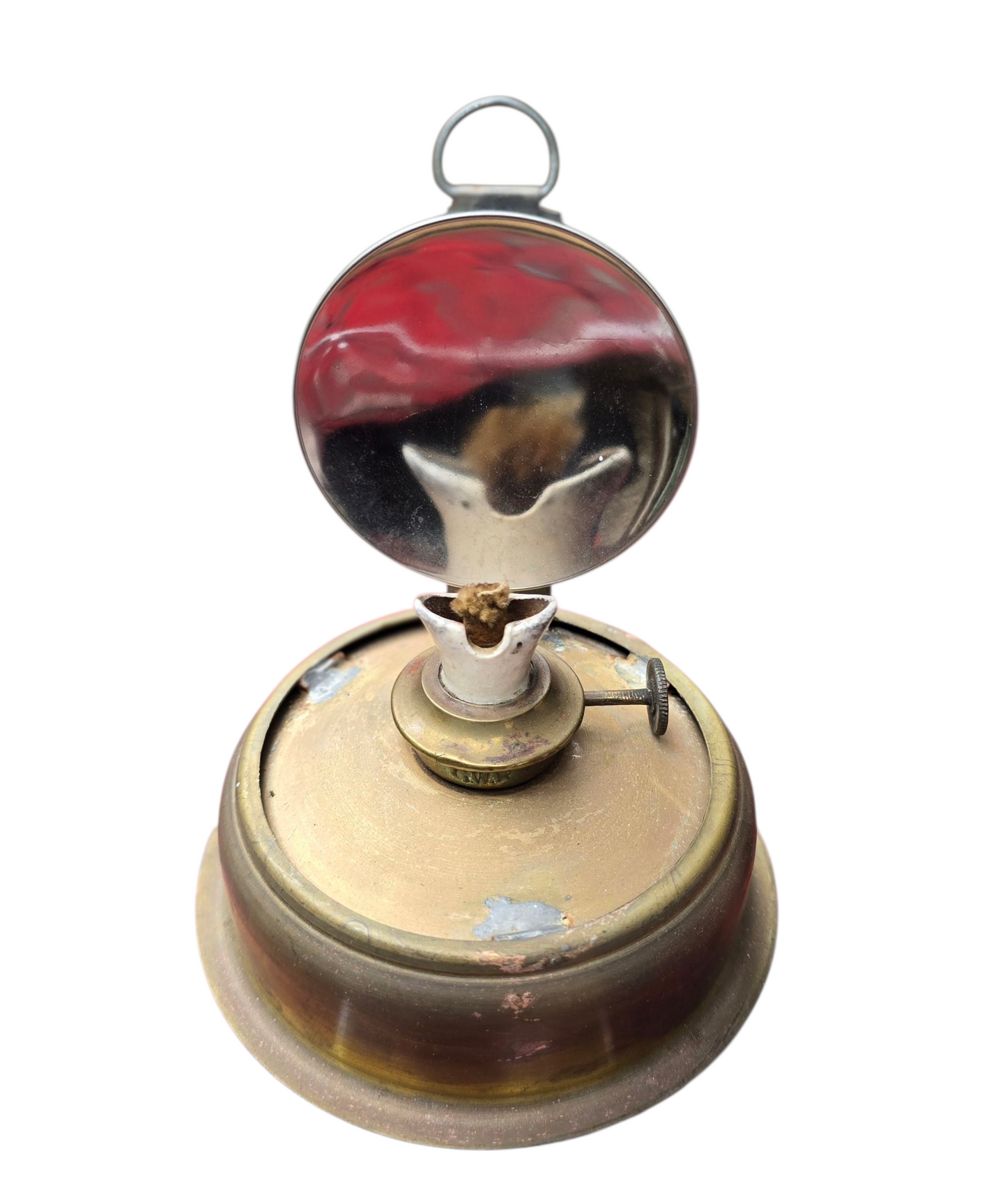RA 8008 PRE-GROUPING G.W.R. 3 AS[ECT COPPER TOP HANDLAMP.