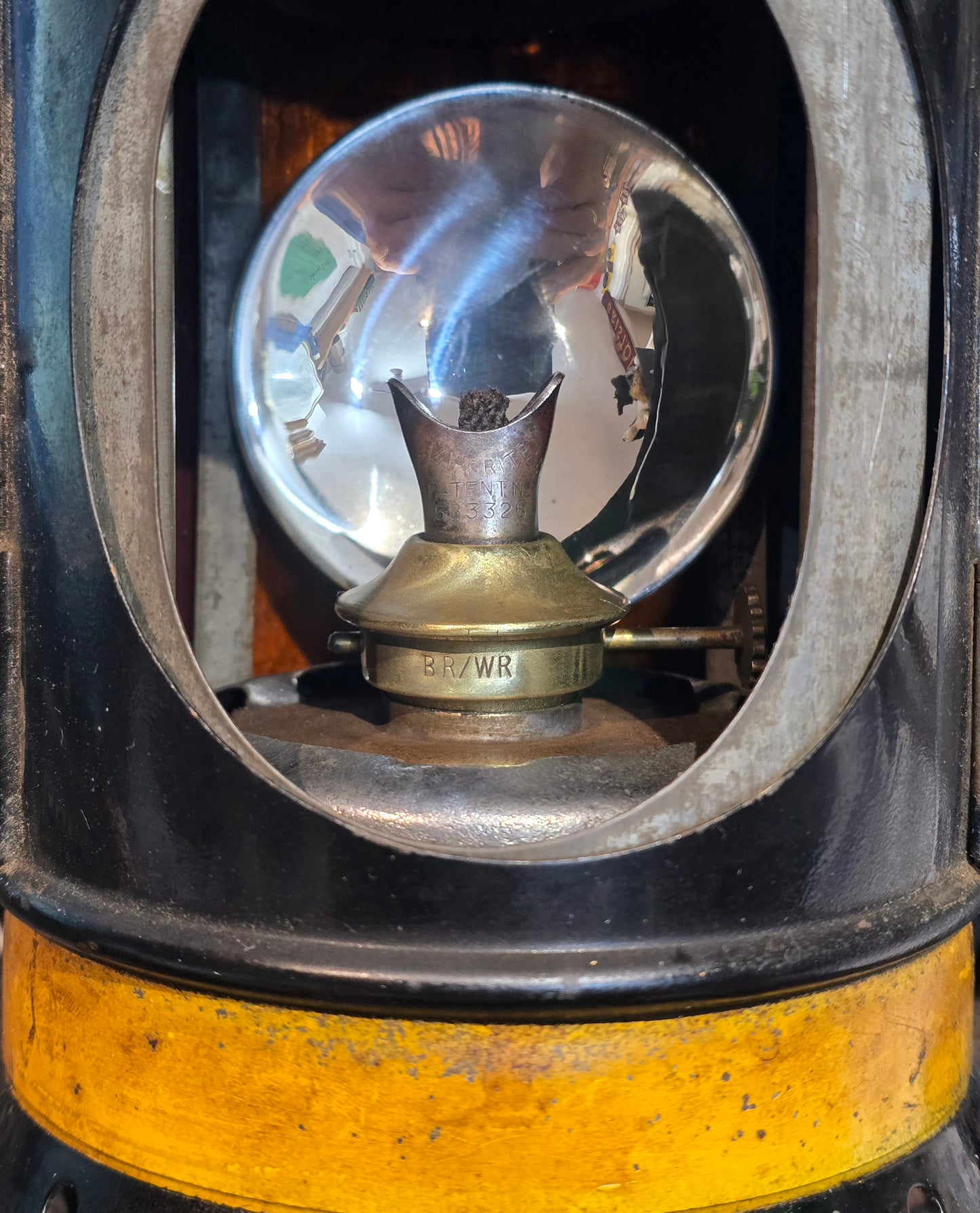 RA 8231 G.W.R. PATTERN BR(W) 4 ASPECT SIGNAL BOX HANDLAMP.