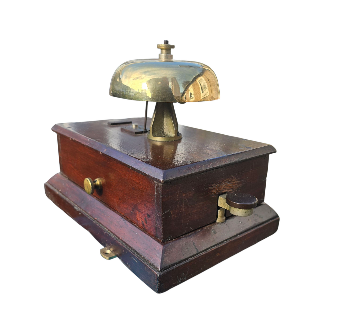 RA 7358 G.W.R. "TEDDINGTON" BLOCK BELL BY R.E.THOMPSON