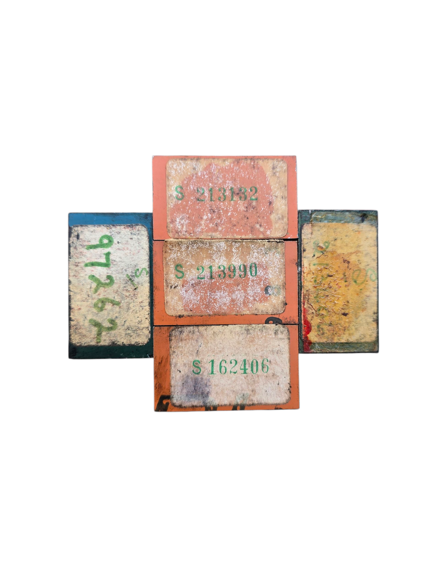 RA 8223 SELECTION OF EDMONDSON TICKET PRINTING PLATES
