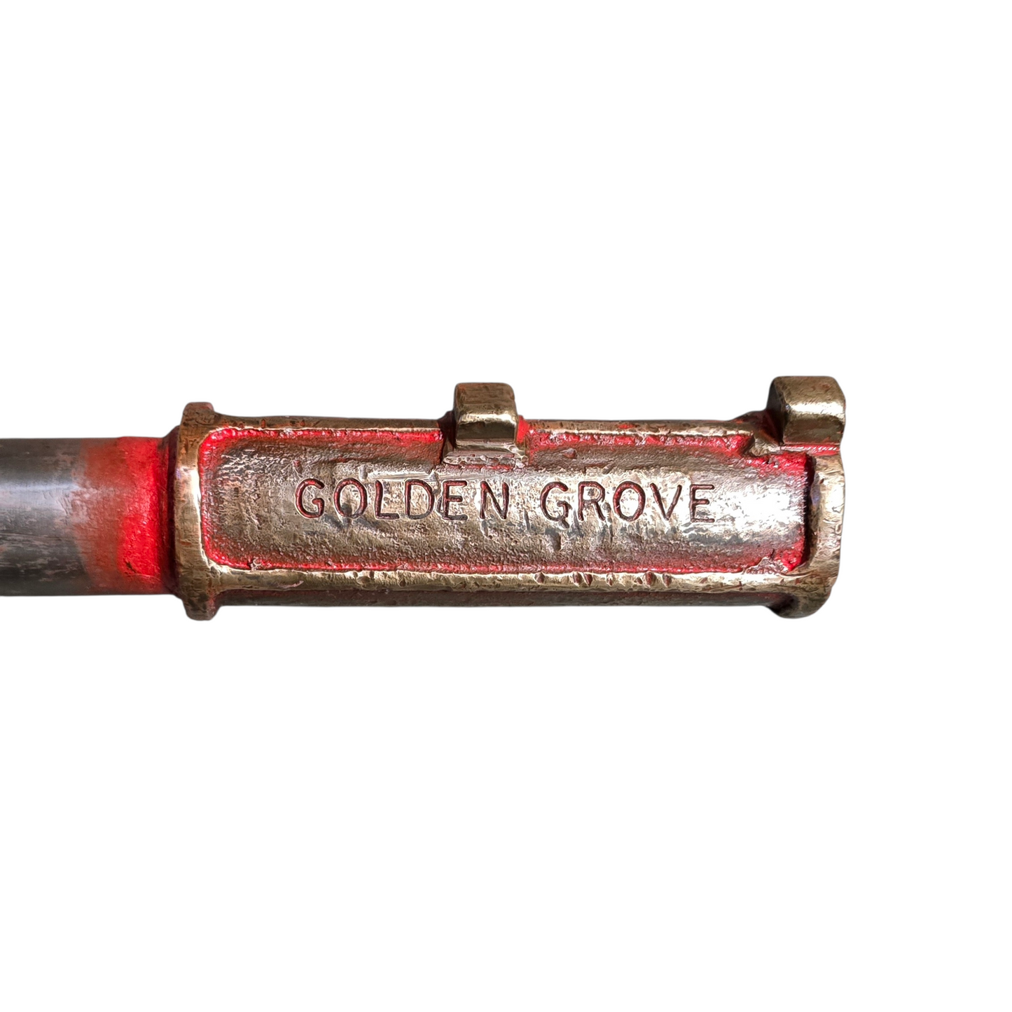RA 8798 LARGE WEBB-THOMPSON TRAIN STAFF "GOLDEN GROVE-NARGAREDIG"