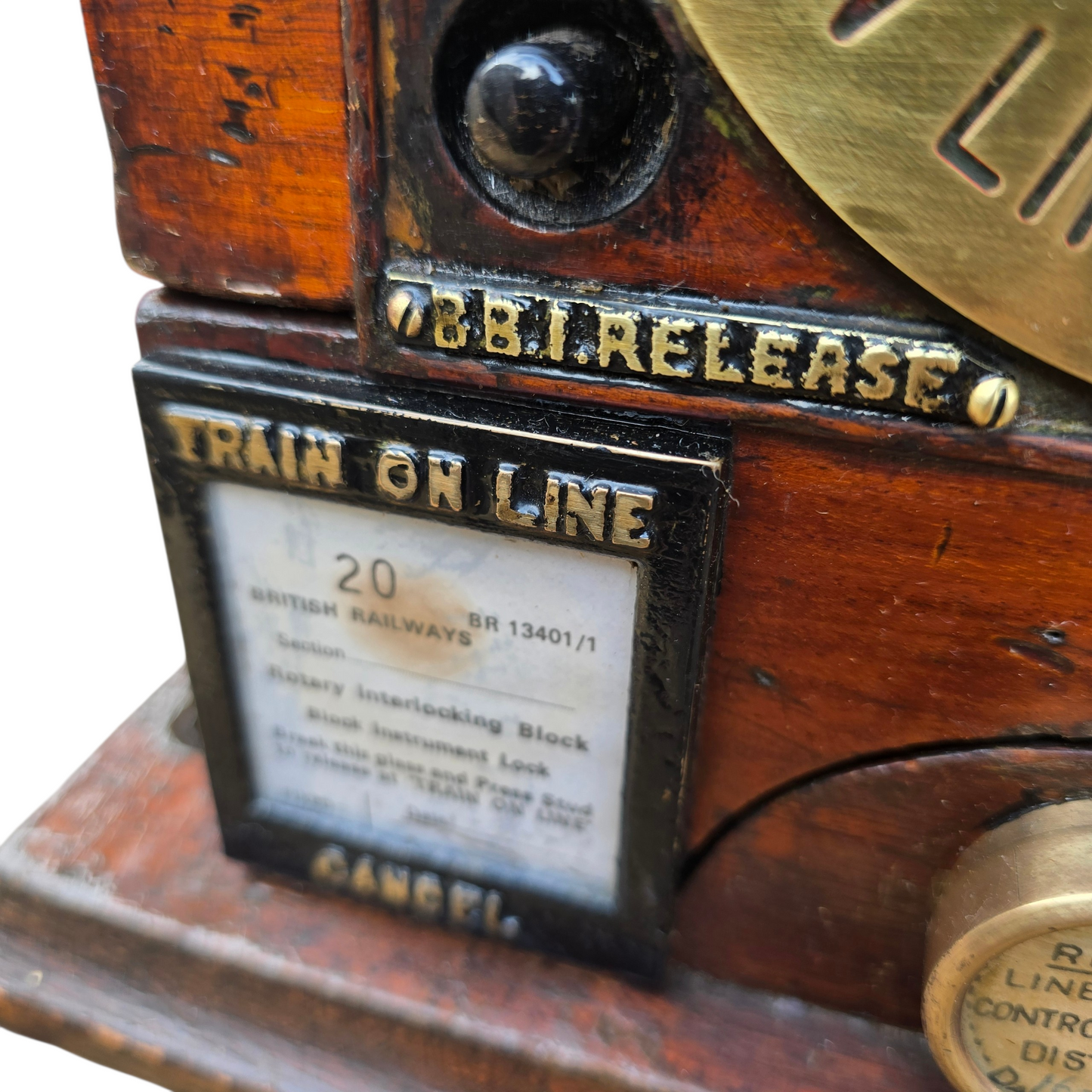 RA 8838 MIDLAND RAILWAY 1914 "ROTARY" BLOCK INDICATOR