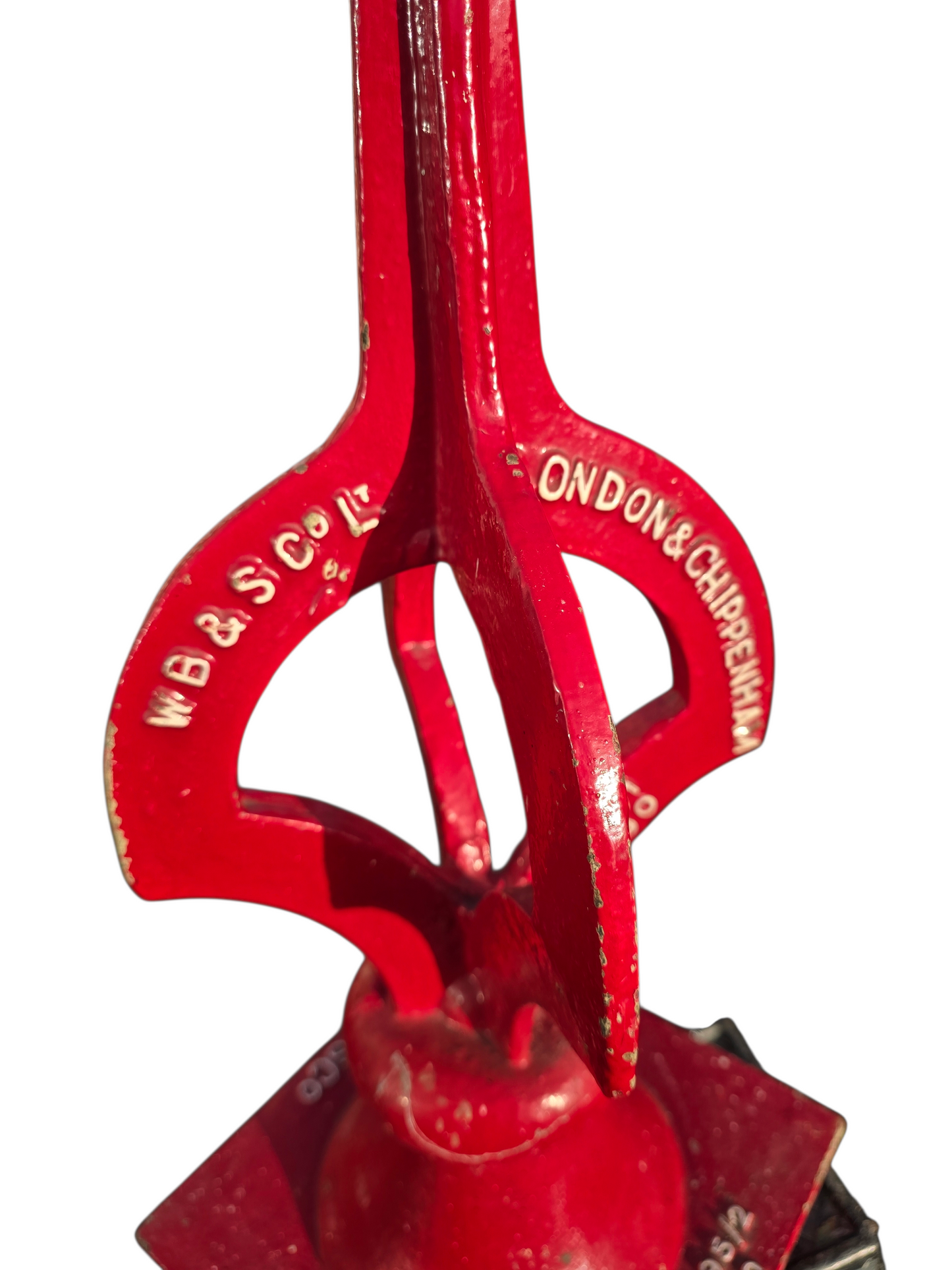 RA 8616 BR(S) W.B.& S.CO R.S.C.O CAST IRON SIGNAL FINIAL