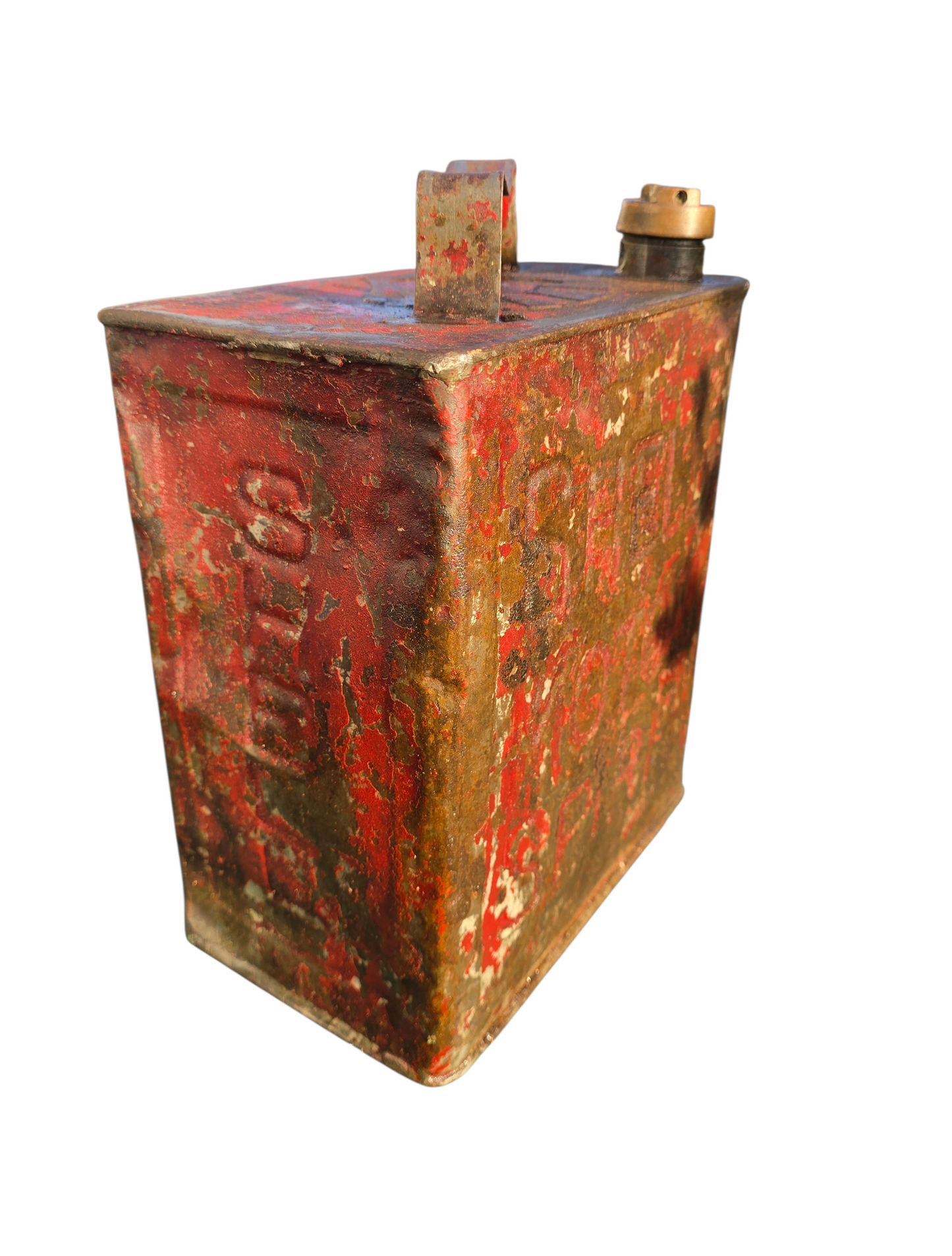 RA 8573 VINTAGE 2 GALLON PETROL CAN "SHELL MOTOR SPIRIT"