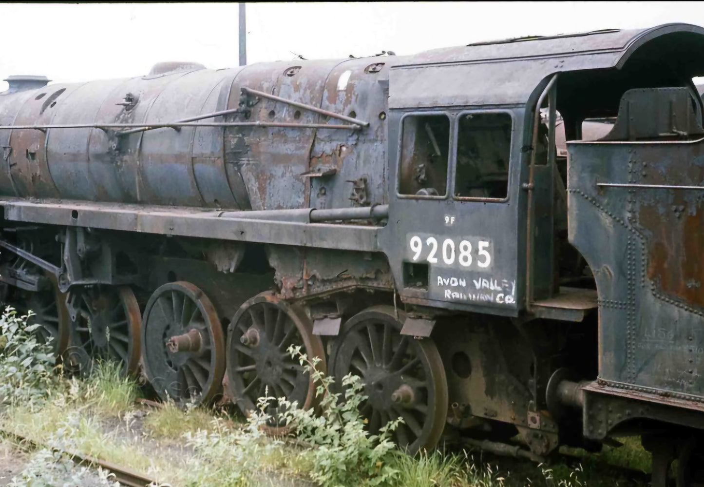 RA 7345 BRASS REGULATOR PLATE EX BARRY SCRAPYARD 9F 2-10-0 92085.