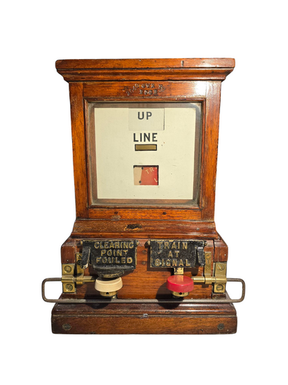 RA 8007  G.W.R. SINGLE "PEGGING" SPAGNOLETTI BLOCK INDICATOR.