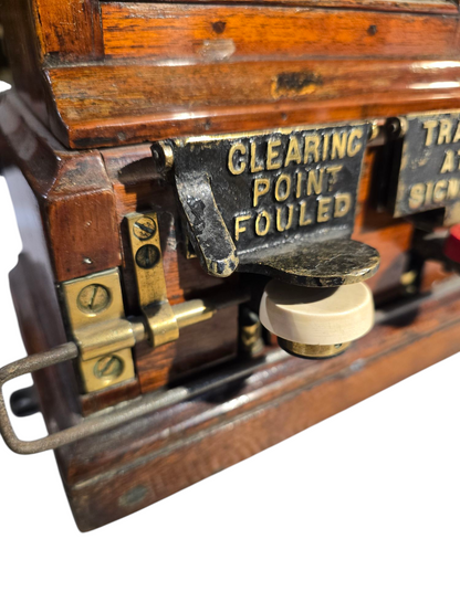 RA 8007  G.W.R. SINGLE "PEGGING" SPAGNOLETTI BLOCK INDICATOR.