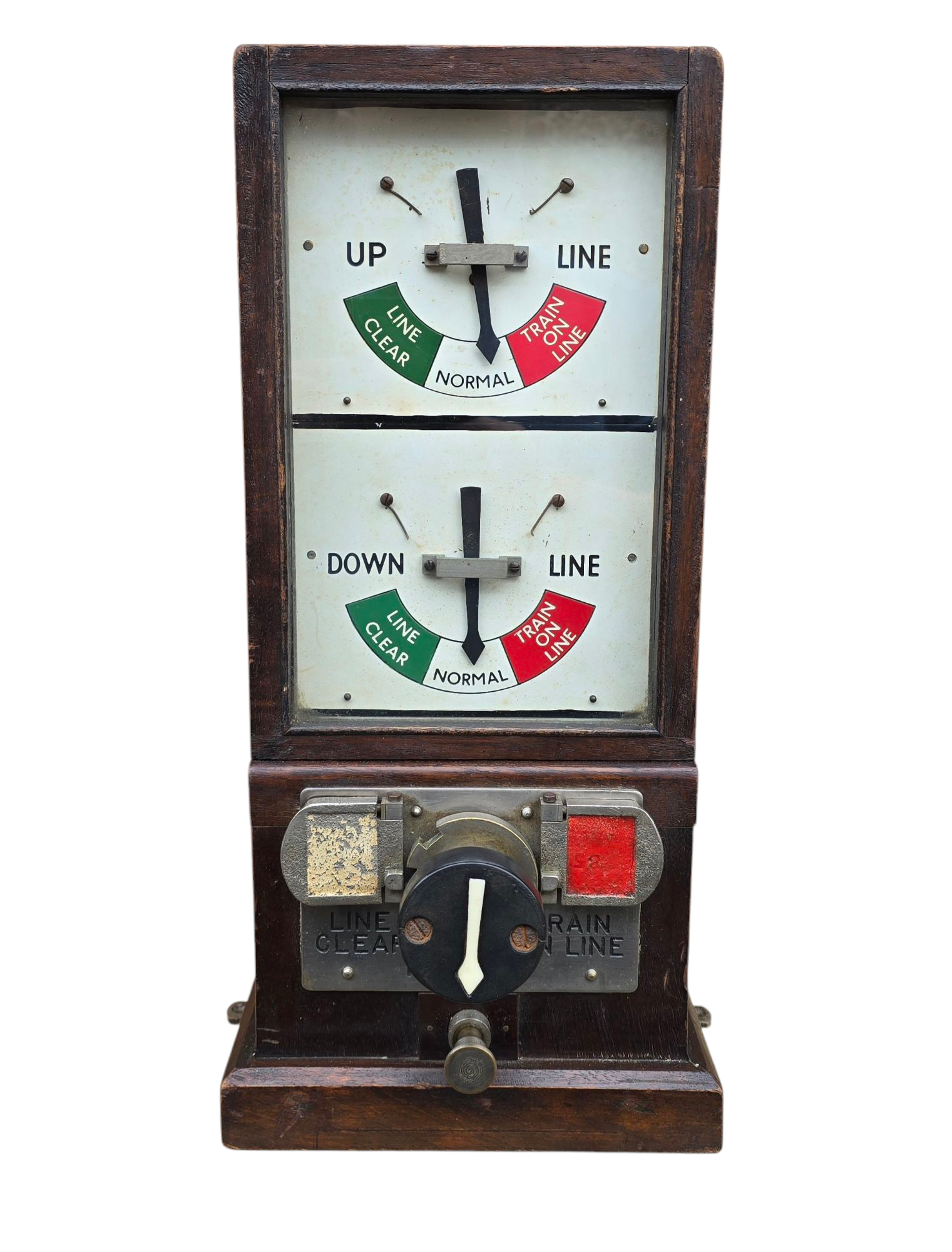 RA 7854 G.W.R. 1947 PATTERN BLOCK INDICATOR EX BEDMINSTER SIGNAL BOX,B ...