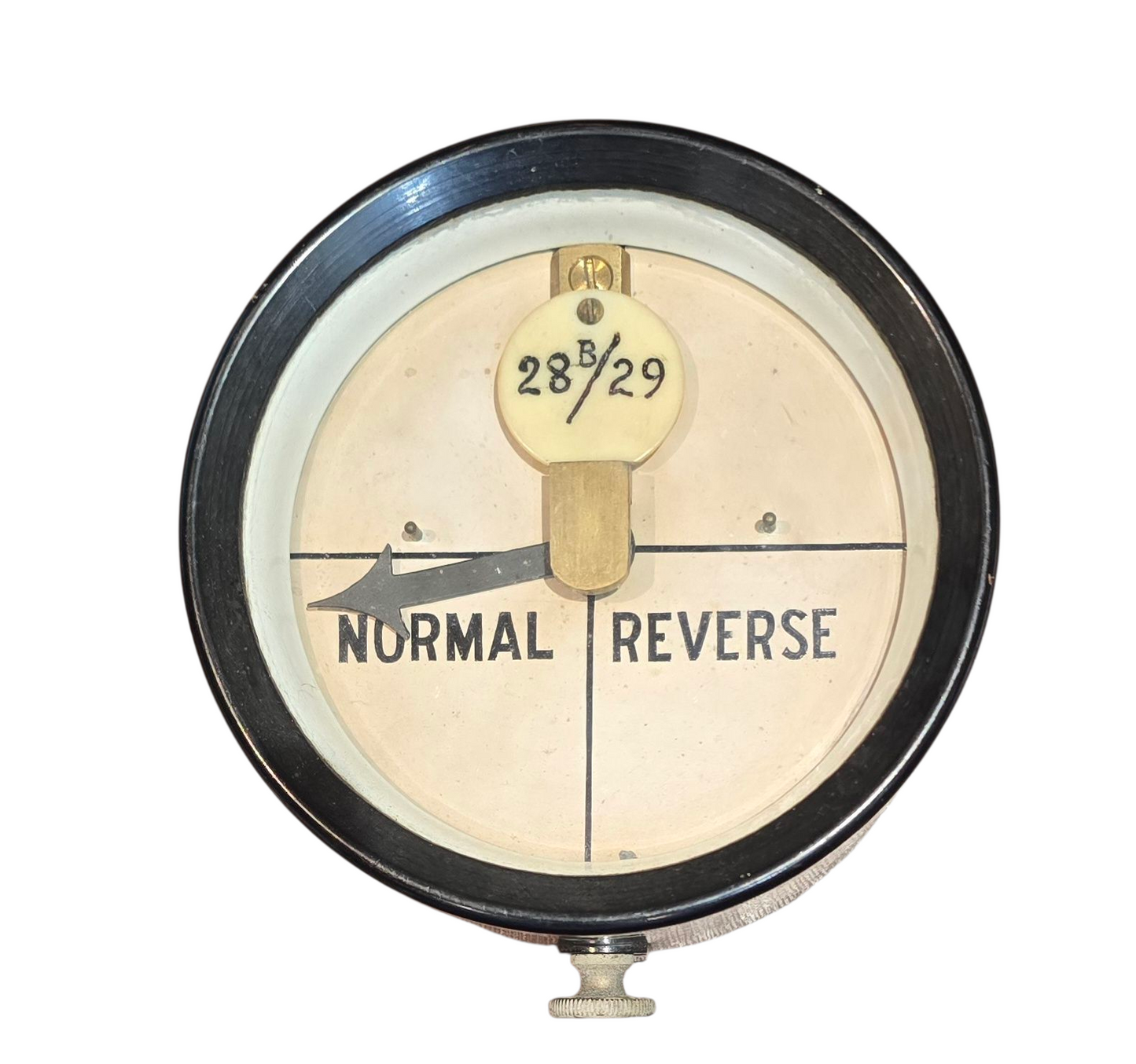 RA 7187  BR-WR BAKELITE POINTS INDICATOR BY R.E.THOMPSON & CO.