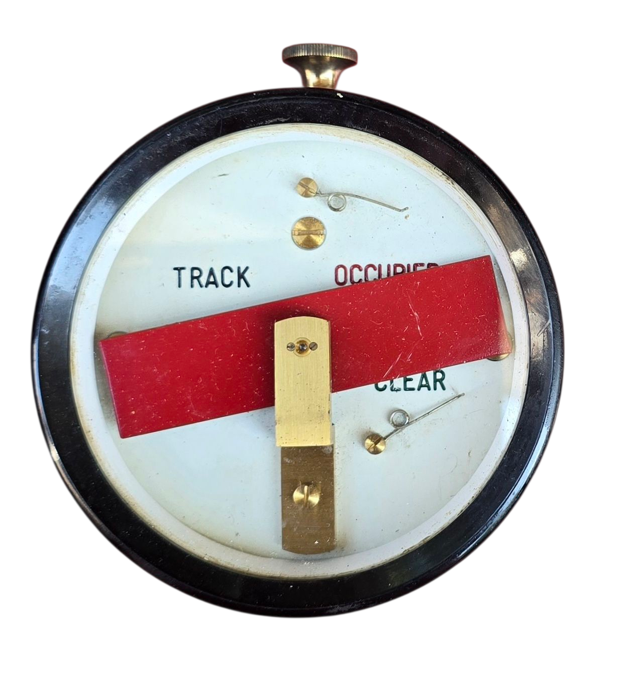 RA 7274  B.R-W.R. BAKELITE TRACK CIRCUIT INDICATOR.