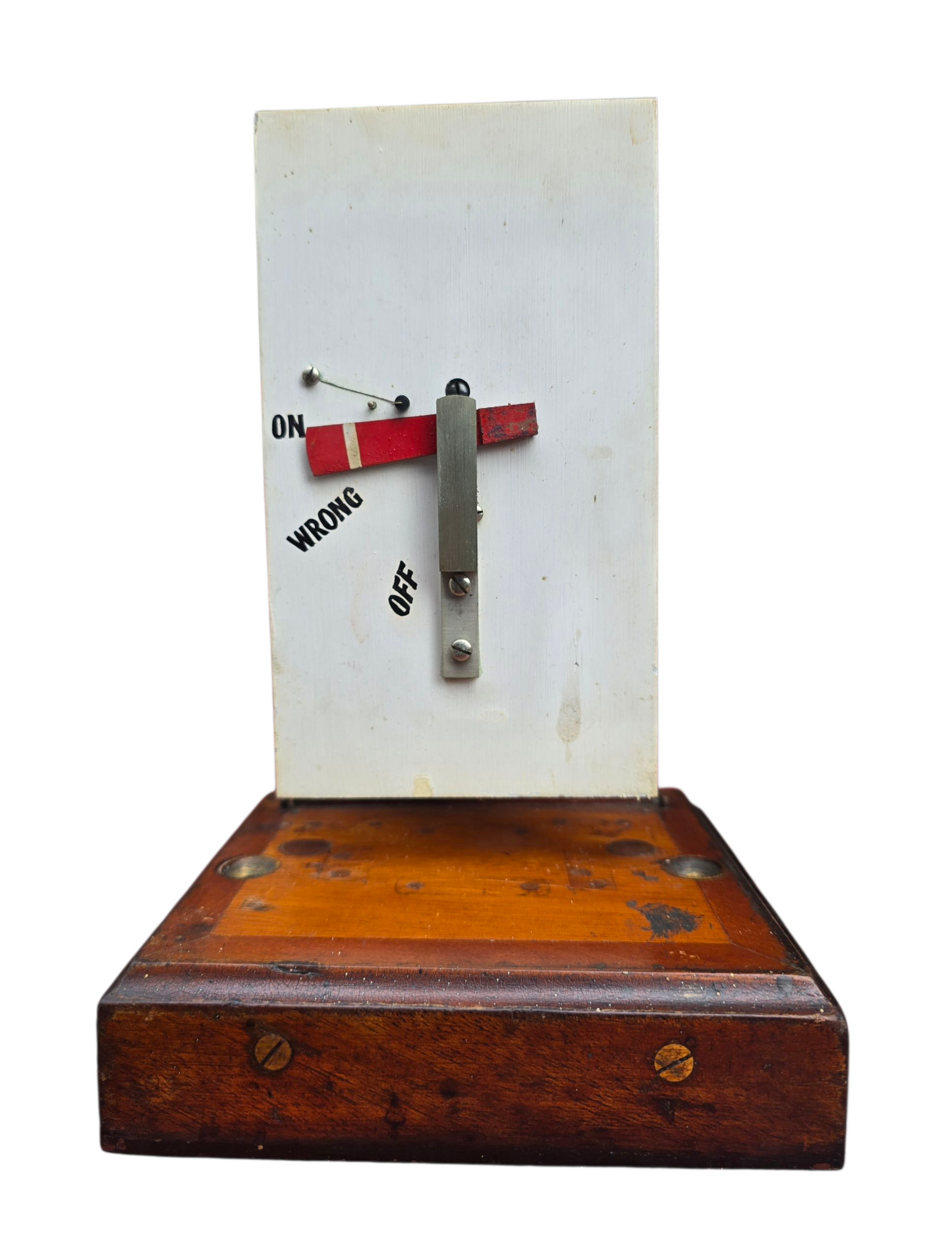 RA 8118 G.W.R. WOOD CASE SIGNAL ARM REPEATER.