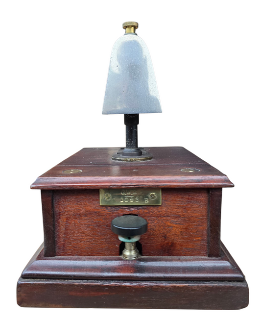 RA 8142  EARLY G.W.R. SPLIT CASE "TURNED BRASS STEM" COW BELL"