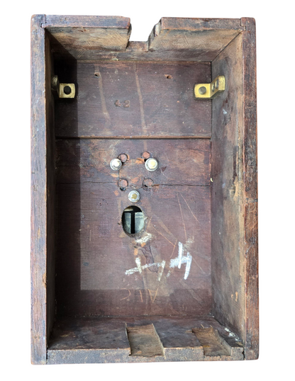 RA 8145   G.W.R. SPLIT CASE BRASS TURNED STEM SHEEP BLOCK BELL.