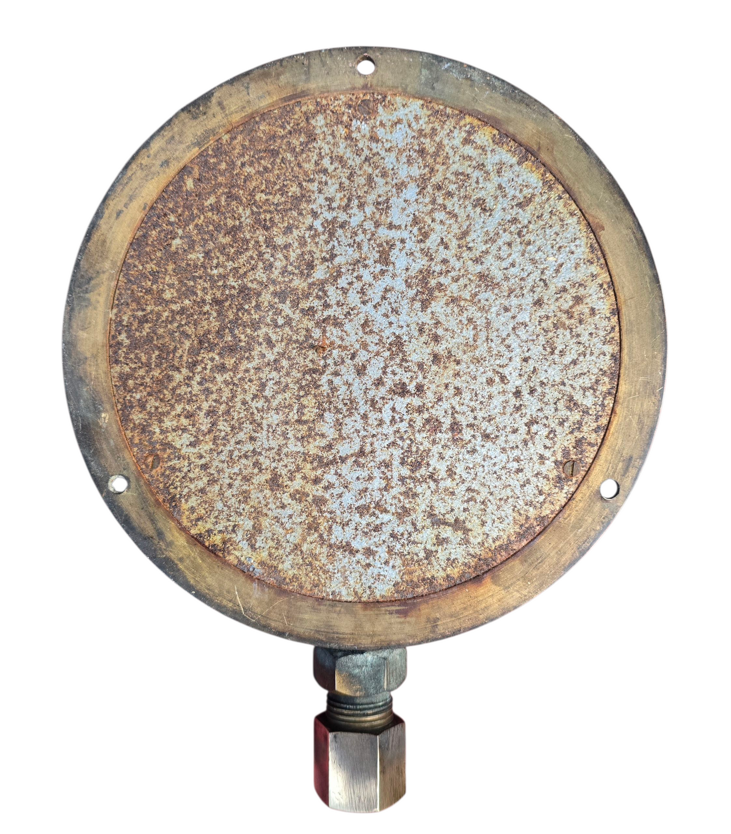 RA 8165 BRASS N.C.B.  EX HUNSLET LOCOMOTIVE PRESSURE GAUGE FROM LINDA NO 3781