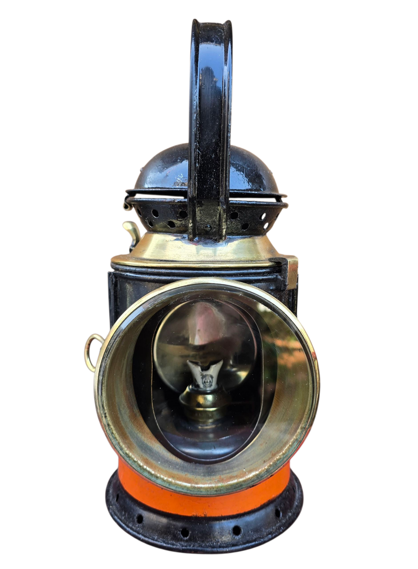 RA 8173  BR(W) 4 ASPECT "FOGSIGNALMAN`S" HANDLAMP EX MAESTEG SOUTH BOX.