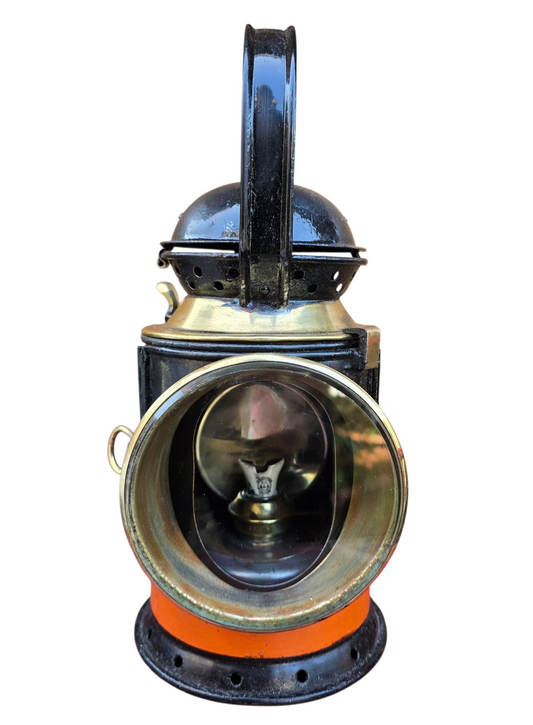 RA 8173  BR(W) 4 ASPECT "FOGSIGNALMAN`S" HANDLAMP EX MAESTEG SOUTH BOX.