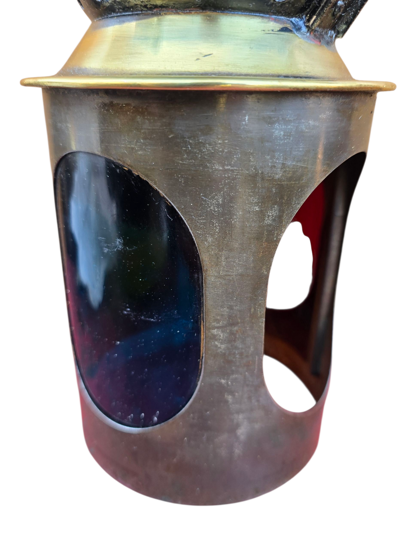 RA 8173  BR(W) 4 ASPECT "FOGSIGNALMAN`S" HANDLAMP EX MAESTEG SOUTH BOX.