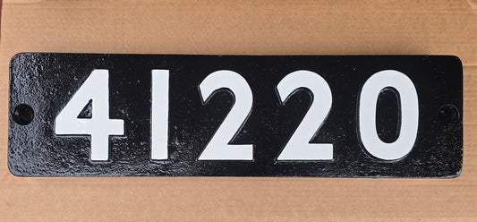 RA 8179  CAST IRON SMOKEBOX PLATE EX IVATT 2-6-2 NO 41220