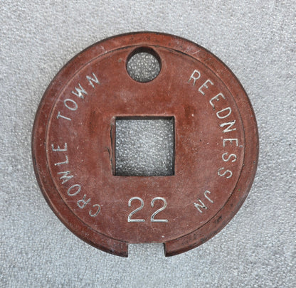 RA 8203. TYERS NO 6 FIBRE TABLET "REEDNESS JN-CROWLE TOWN"
