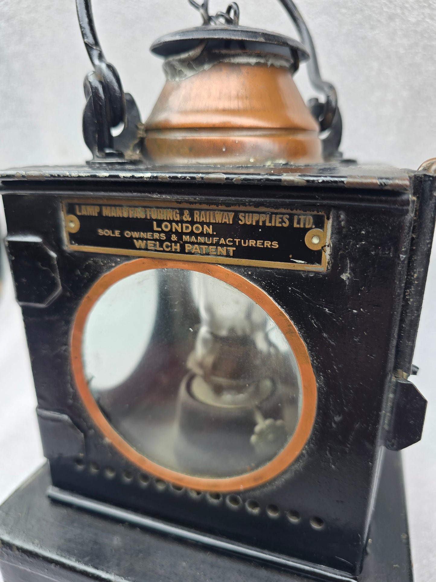 RA 8217  L.M.S.  BR(M)  WELCH PATTENT SIGNAL LAMP INTERIOR BURNER.