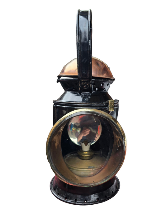 RA 8008 PRE-GROUPING G.W.R. 3 AS[ECT COPPER TOP HANDLAMP.