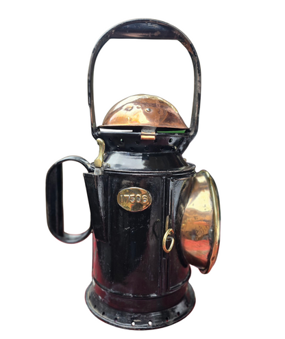 RA 8008 PRE-GROUPING G.W.R. 3 AS[ECT COPPER TOP HANDLAMP.