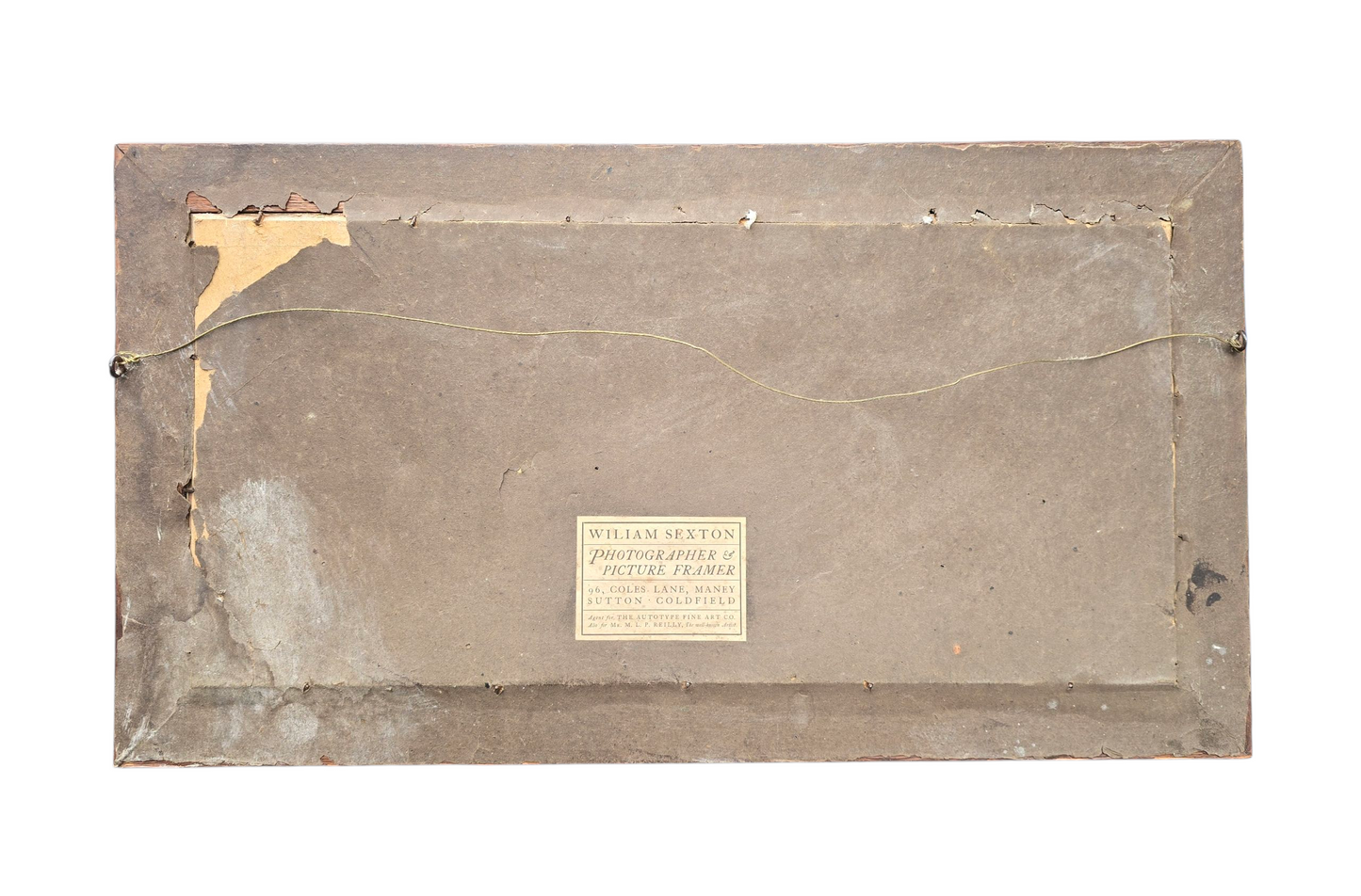 RA 8253A  RARE OFFICIAL FRAMED WORKS PHOTOGRAPH OF M.RLY COMPOUND.
