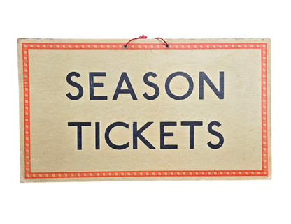RA 8253  CARD PRINTED DOUBLE SIDED SEASON TICKETS.
